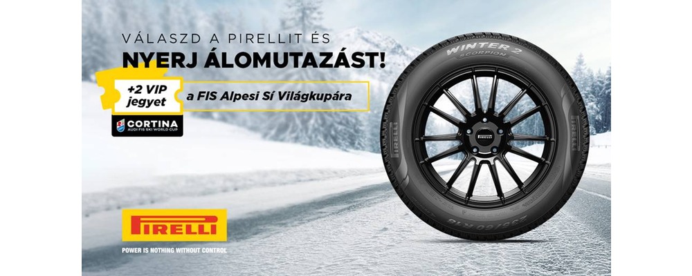 Vásároljon 4 db Pirelli téli/négyévszakos gumit és nyerjen egy téli álomutazást!