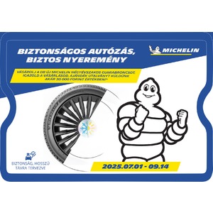 Vásároljon 4 db négyévszakos Michelin gumiabroncsot és vegye át az akár 30 ezer Ft értékű ajándék utalványát!